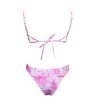 Pink High Waisted Triangle Bikini Set