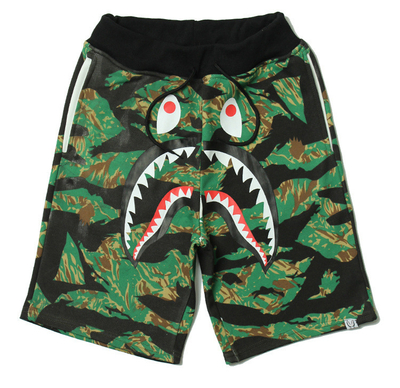 Wholesale Shark Teeth Print Men's Trunk 2021 Trend Swimming Shorts