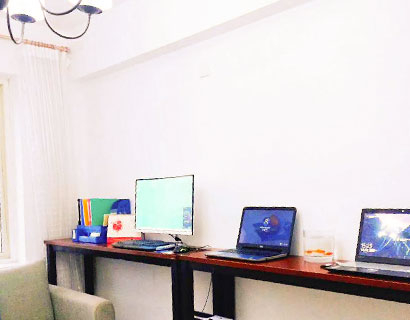 Corner of studio
