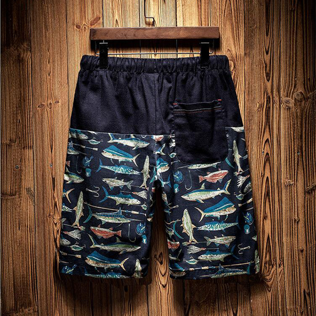 Wholesale Black Shark Printed Men's Trunk 2021 Trend Swimming Shorts